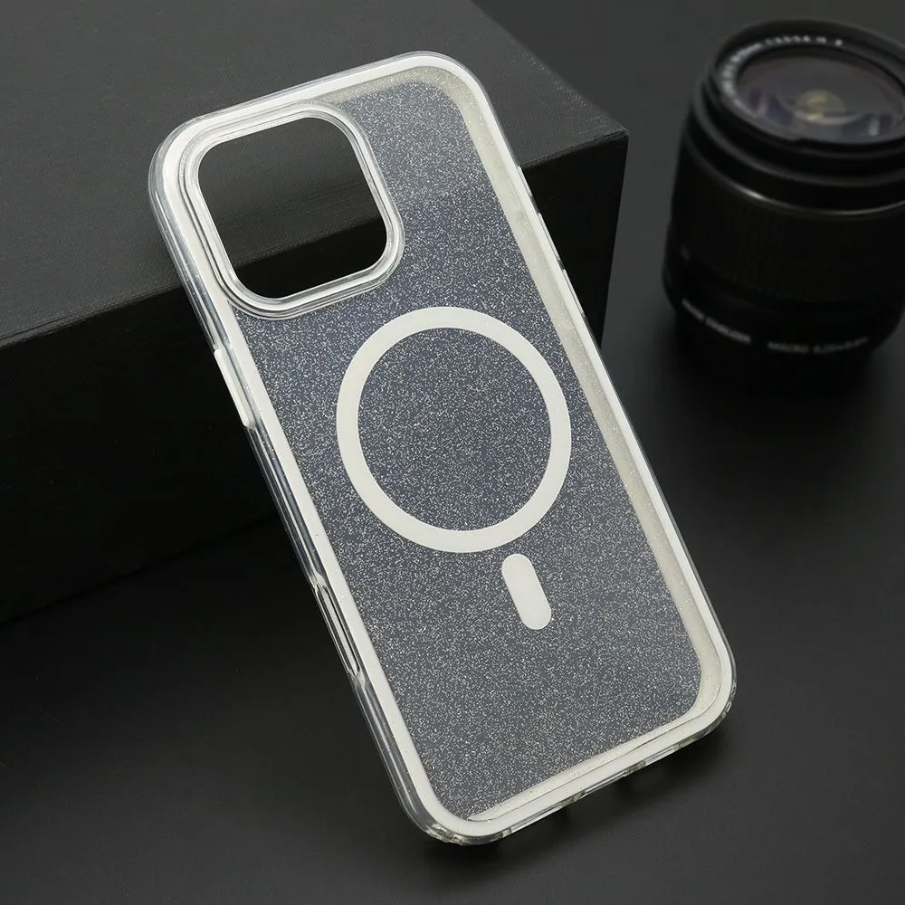 Maska CRYSTAL MagSafe za iPhone 16 Pro Max/ bela