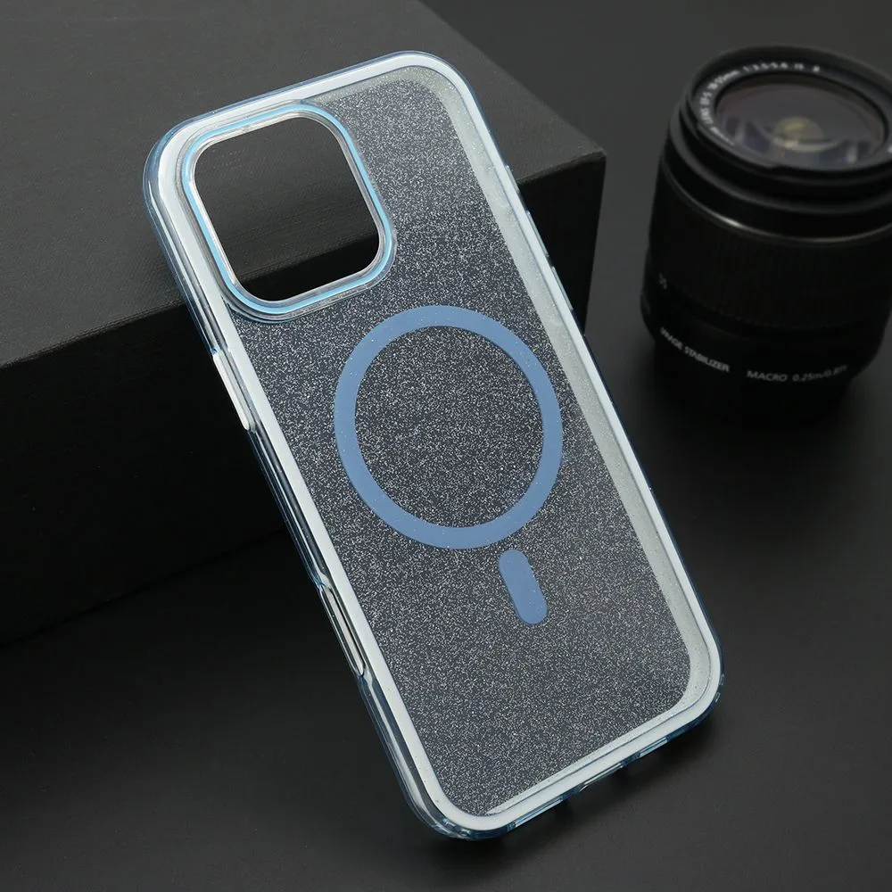 Maska CRYSTAL MagSafe za iPhone 16 Pro Max/ plava