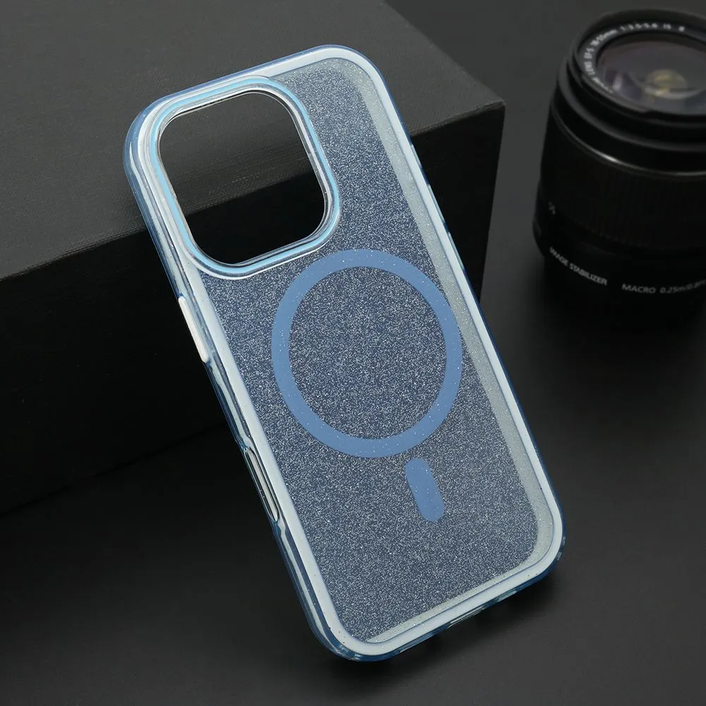 Maska CRYSTAL MagSafe za iPhone 16 Pro/ plava