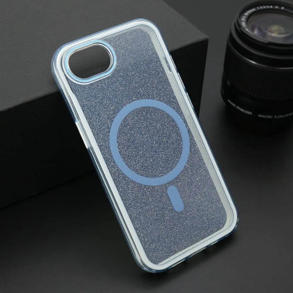 Maska CRYSTAL MagSafe za iPhone 16E/ plava