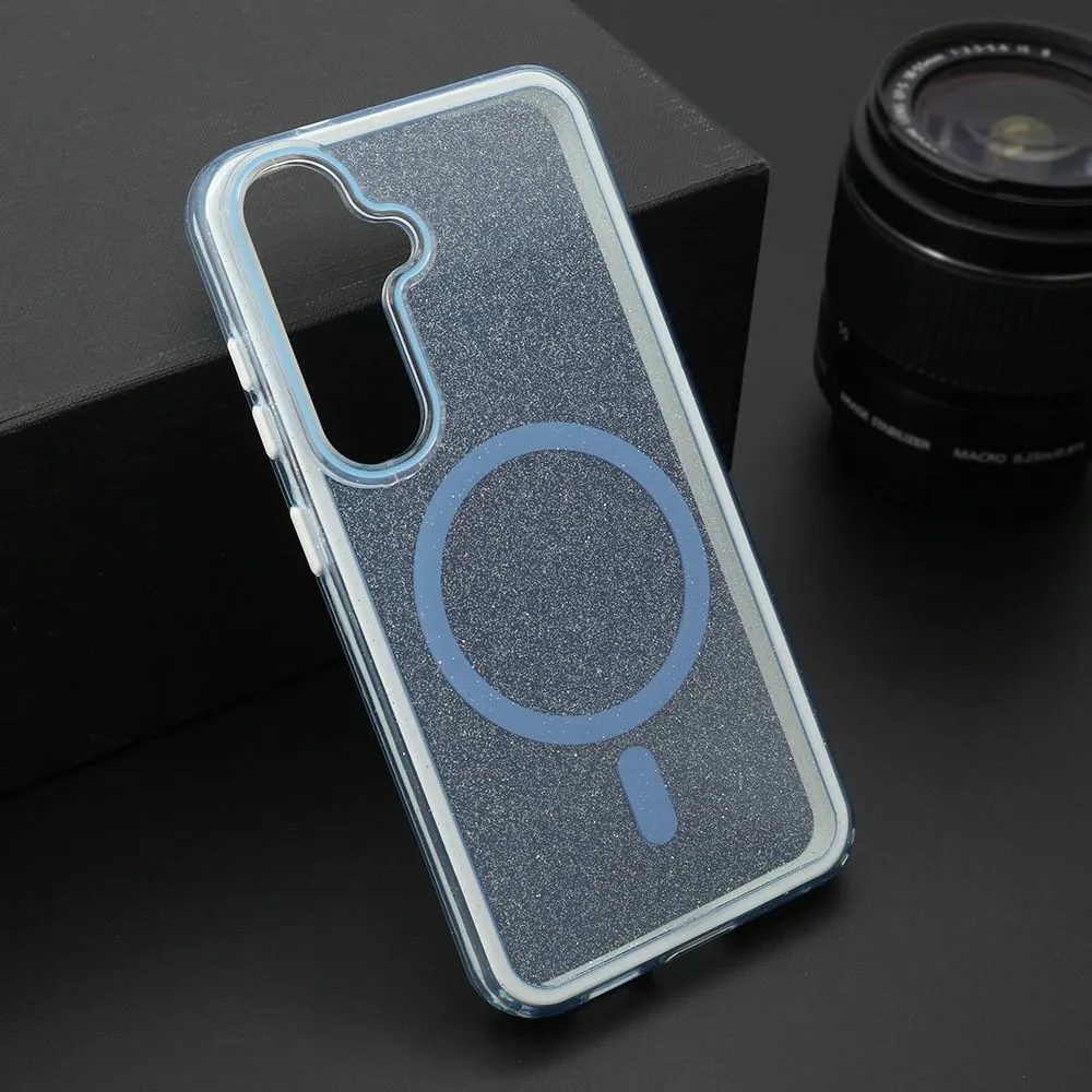 Maska CRYSTAL MagSafe za Samsung S921B Galaxy S24 5G/ plava