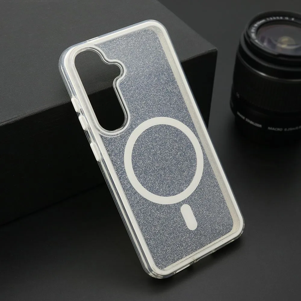 Maska CRYSTAL MagSafe za Samsung S931B Galaxy S25 5G/ bela