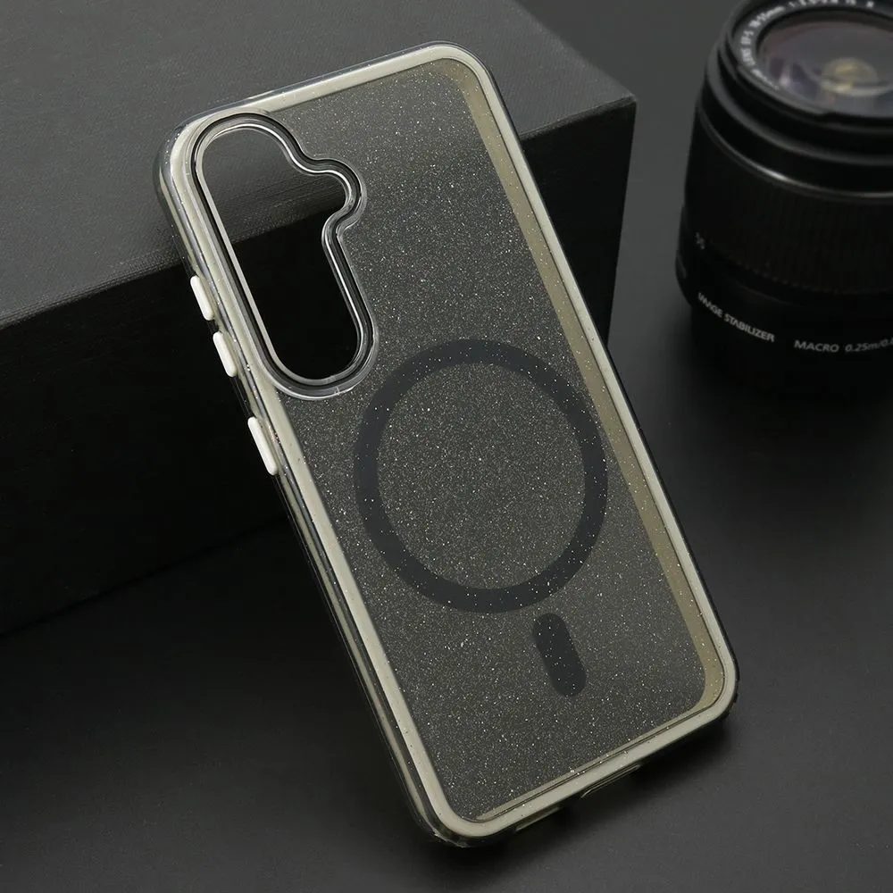 Maska CRYSTAL MagSafe za Samsung S931B Galaxy S25 5G/ crna