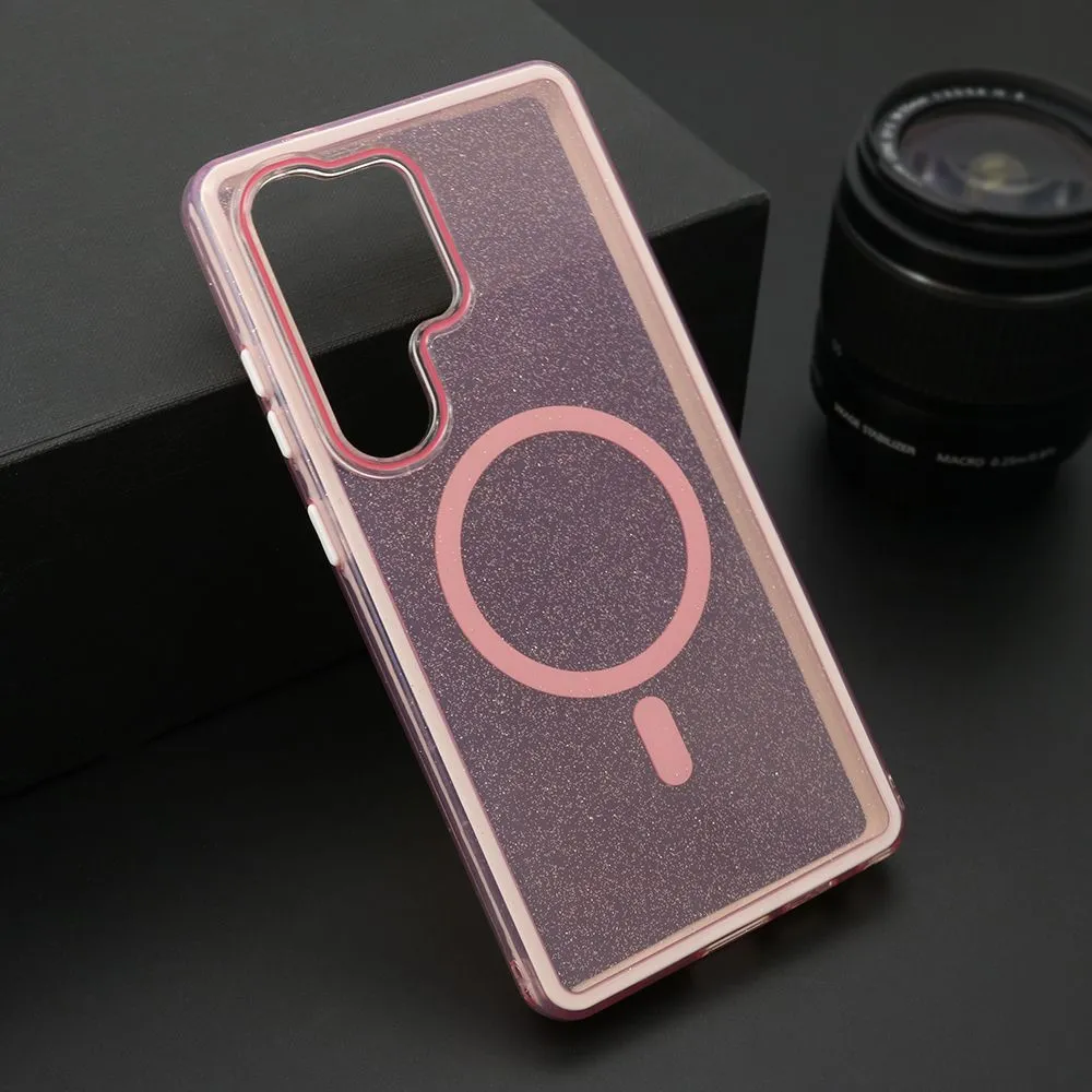 Maska CRYSTAL MagSafe za Samsung S938B Galaxy S25 Ultra 5G/ roza