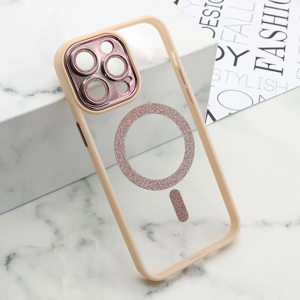 Maska DIAMOND MagSafe za iPhone 14 Pro Max/ roza