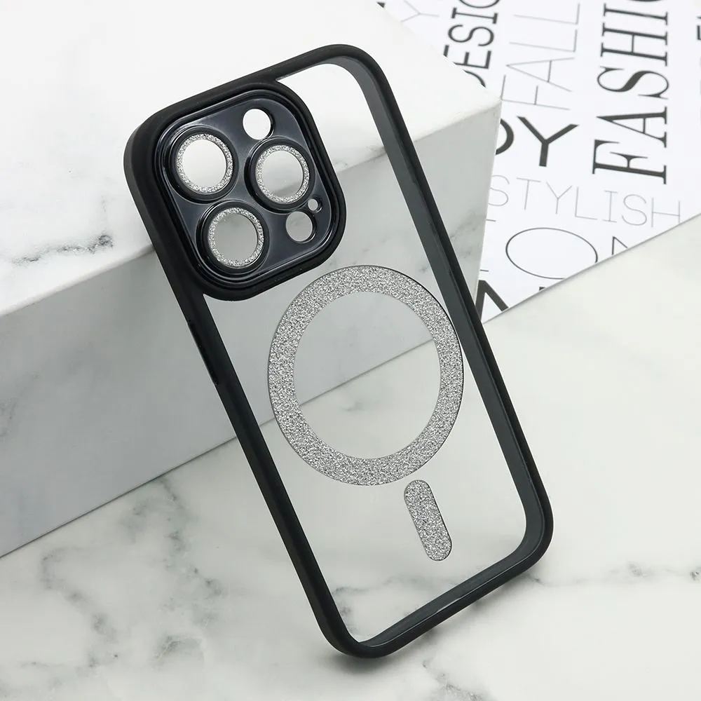 Maska DIAMOND MagSafe za iPhone 15 Pro/ crna