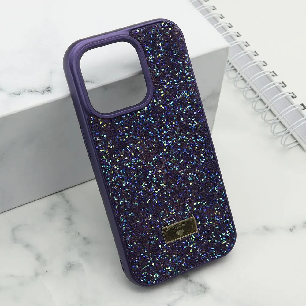 Maska DIAMOND SELECTION za iPhone 14 Pro/ ljubičasta