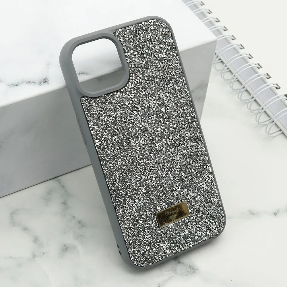 Maska DIAMOND SELECTION za iPhone 14/ srebrna