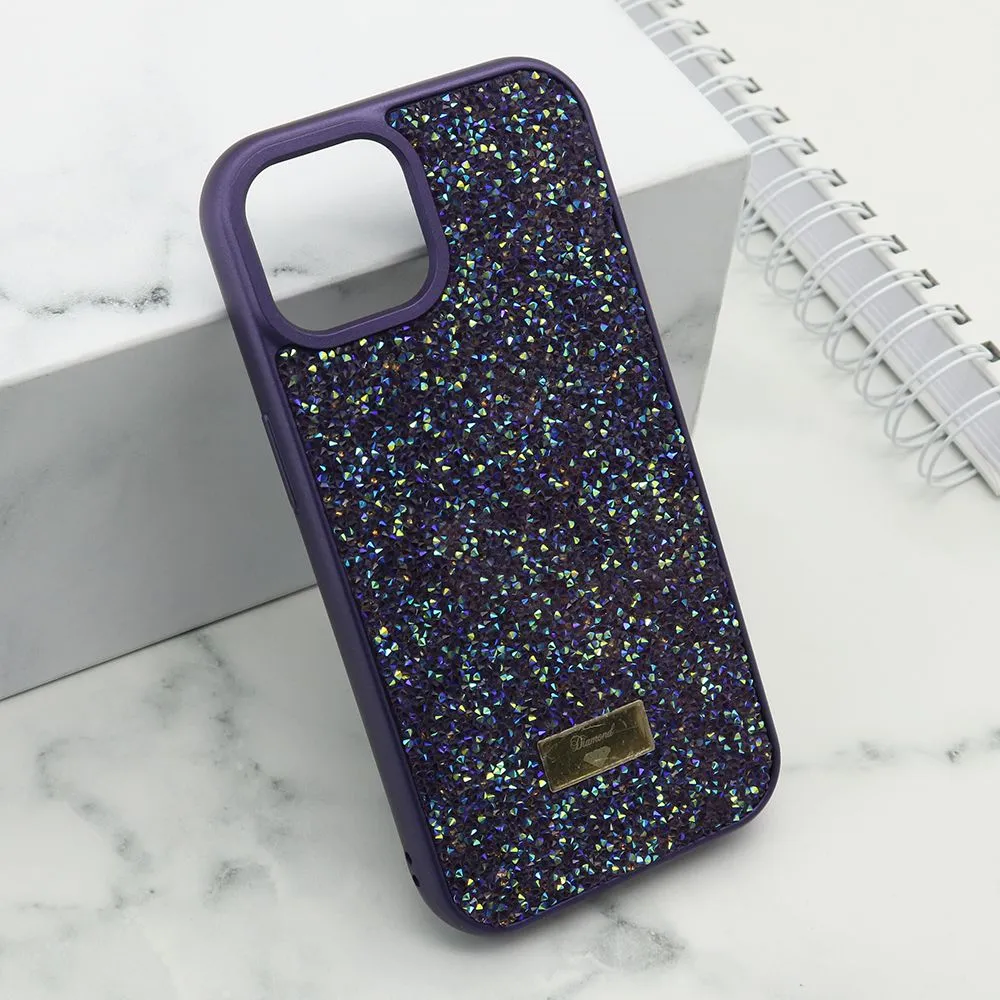 Maska DIAMOND SELECTION za iPhone 15/ ljubičasta