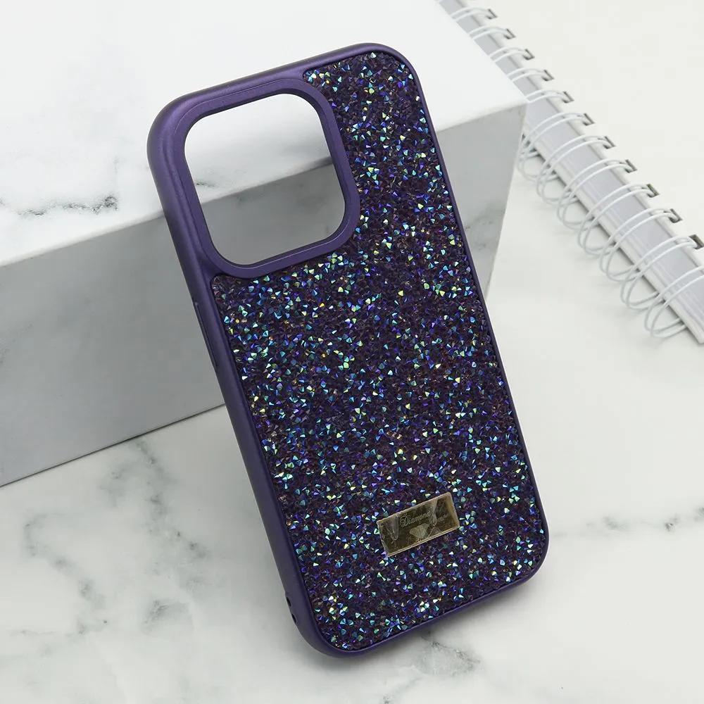 Maska DIAMOND SELECTION za iPhone 15 Pro/ ljubičasta