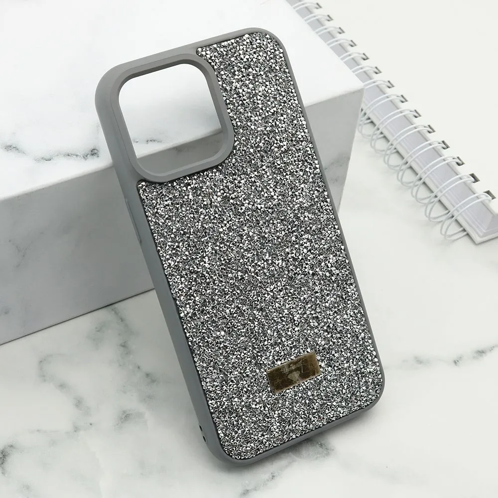 Maska DIAMOND SELECTION za iPhone 15 Pro Max/ srebrna