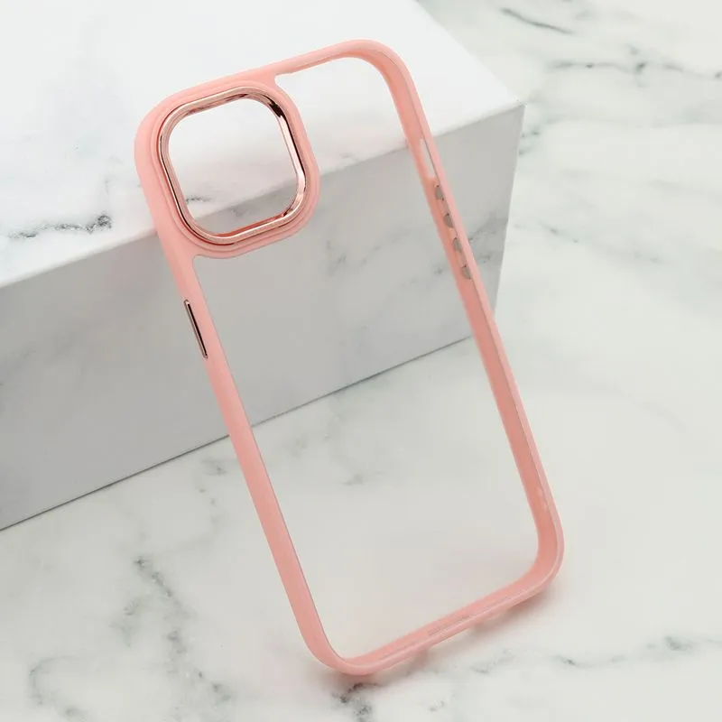 Maska Elegant Edge za iPhone 15 Plus/ roza