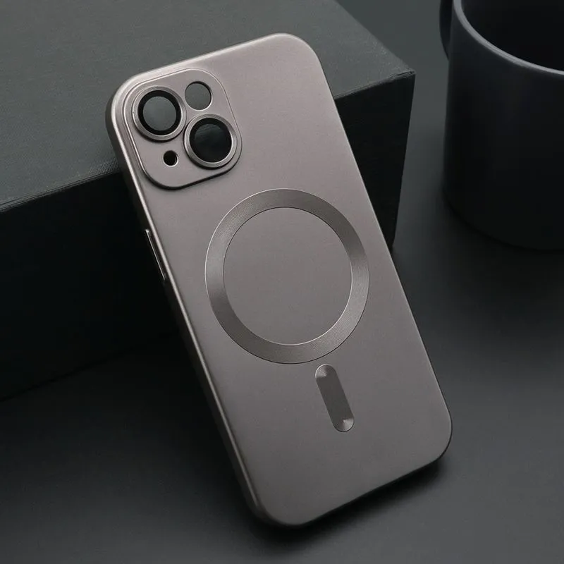 Maska Elegant Magsafe za iPhone 15/ siva