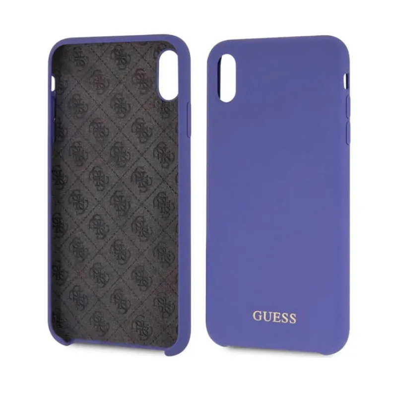 Maska Faceplate GUESS iPhone XS Max ljubičasta