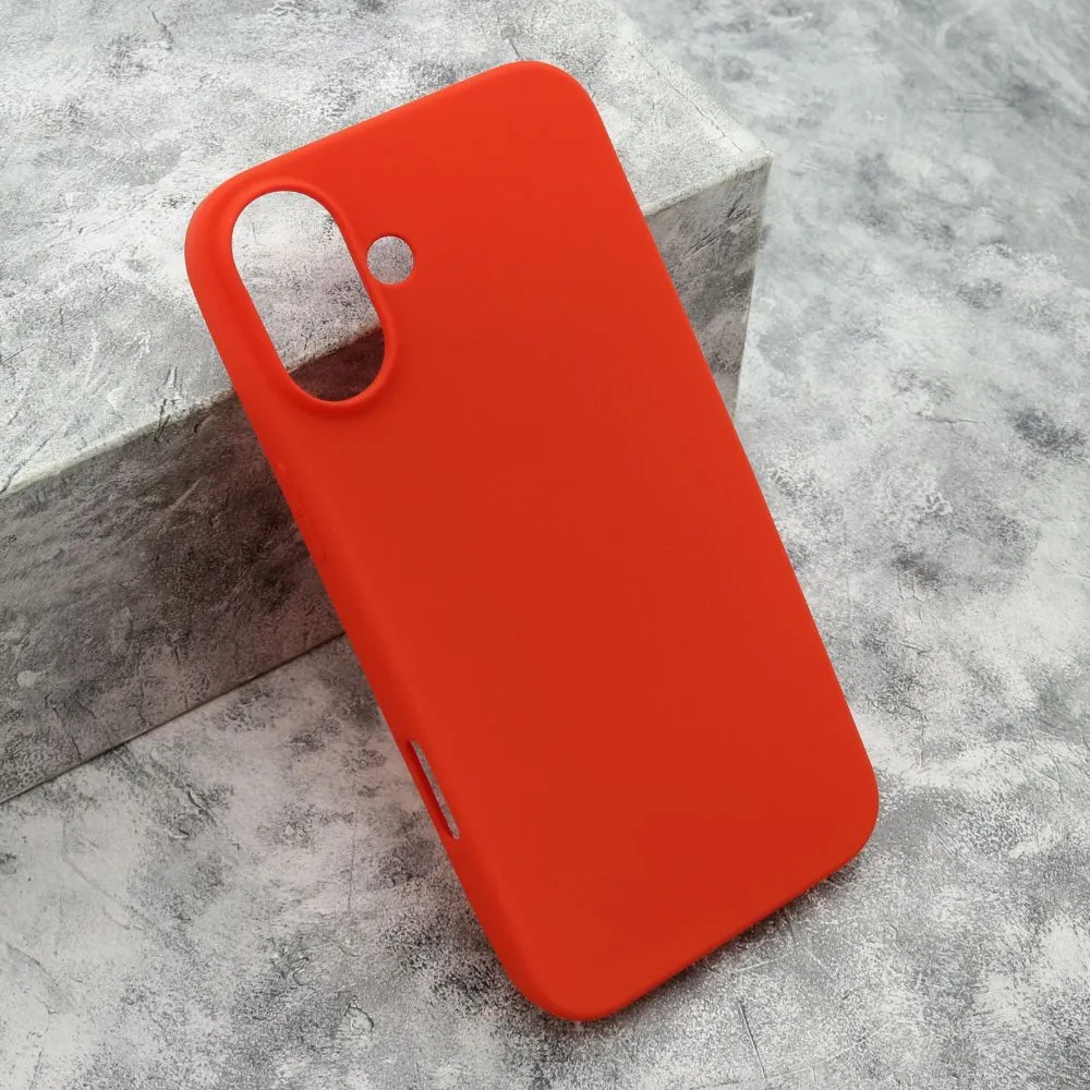 Maska Gentle color za iPhone 16 Plus/ crvena