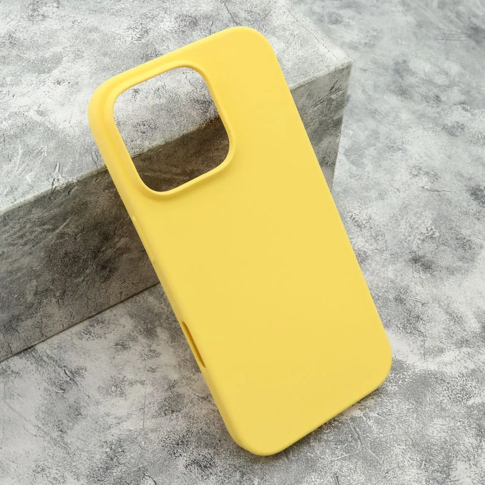 Maska Gentle color za iPhone 16 Pro/ žuta