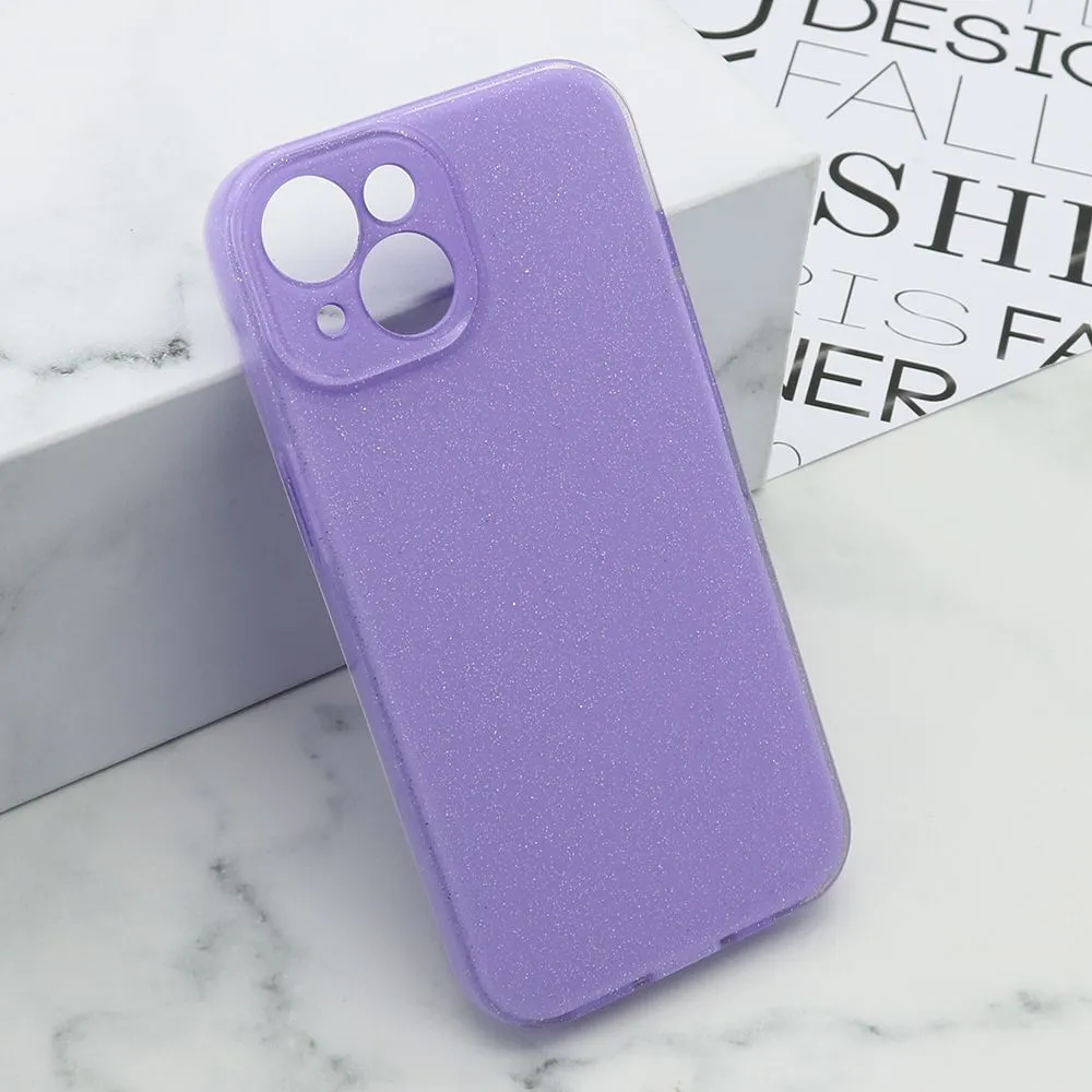 Maska GLOW SHINING za iPhone 15/ ljubičasta