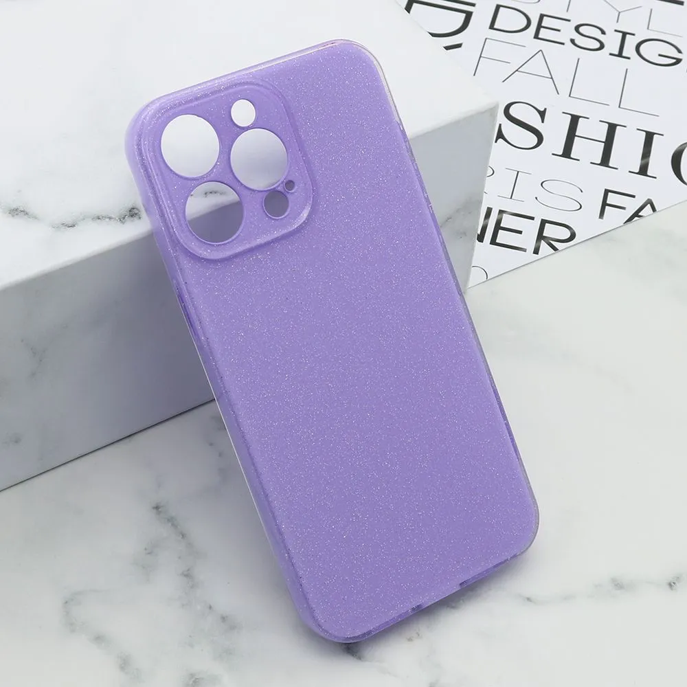 Maska GLOW SHINING za iPhone 15 Pro Max/ ljubičasta