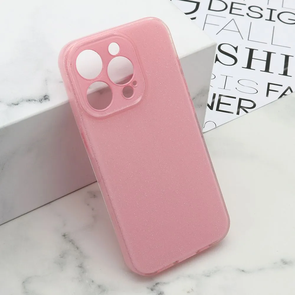 Maska GLOW SHINING za iPhone 15 Pro/ roza