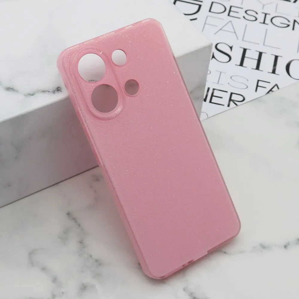Maska GLOW SHINING za Xiaomi Redmi Note 13 4G/ svetlo roza
