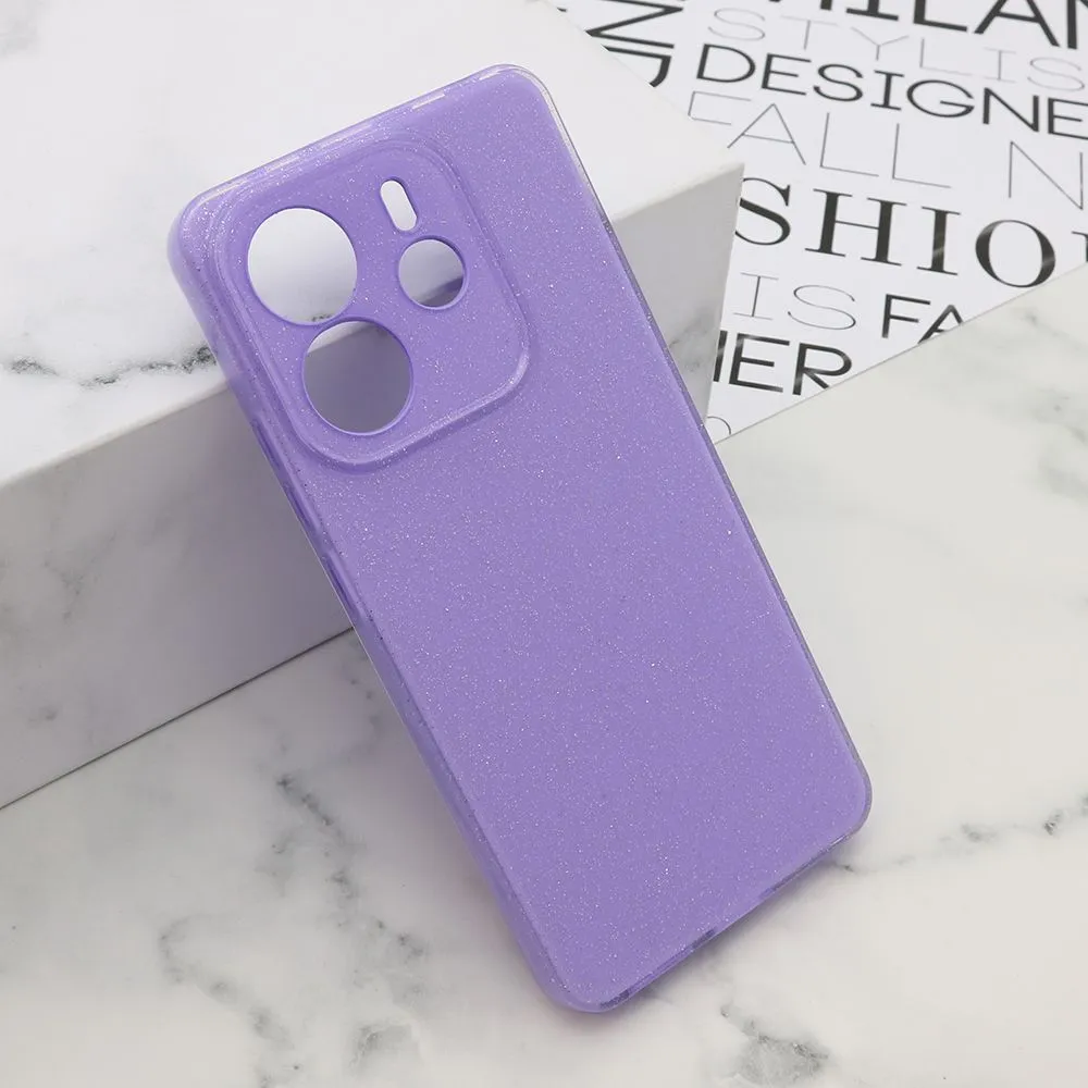 Maska GLOW SHINING za Xiaomi Redmi Note 14 4G/ ljubičasta