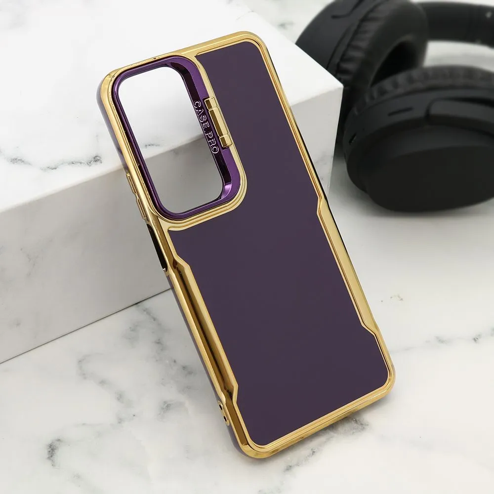 Maska Gold luxe za Honor X7b/ ljubičasta