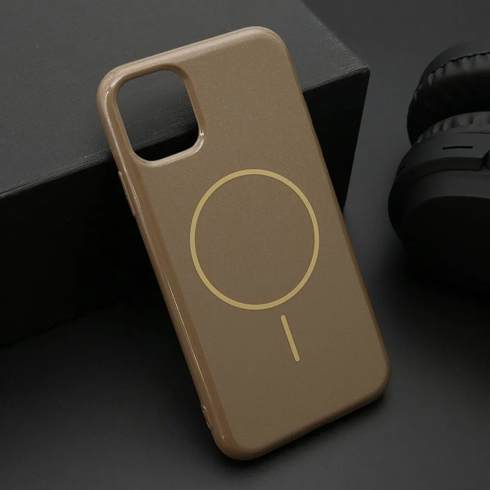 Maska JELLY MagSafe za iPhone 11/ tamno zlatna