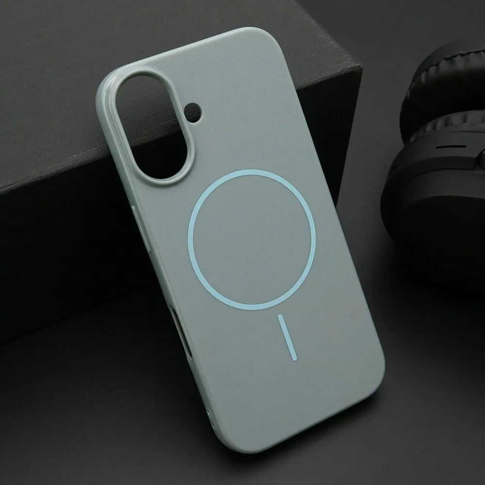 Maska JELLY MagSafe za iPhone 16, mint