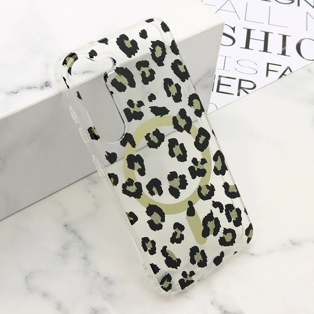 Maska LEOPARD MagSafe za Samsung s911B Galaxy s23 5G/ crna