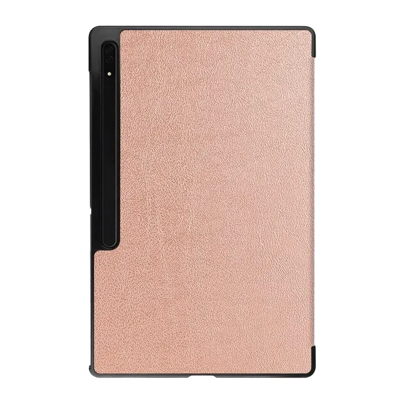 Maska na preklop Tablet Stripes Samsung Tab S9 Ultra/ X910/ S10 Ultra/X920 roze