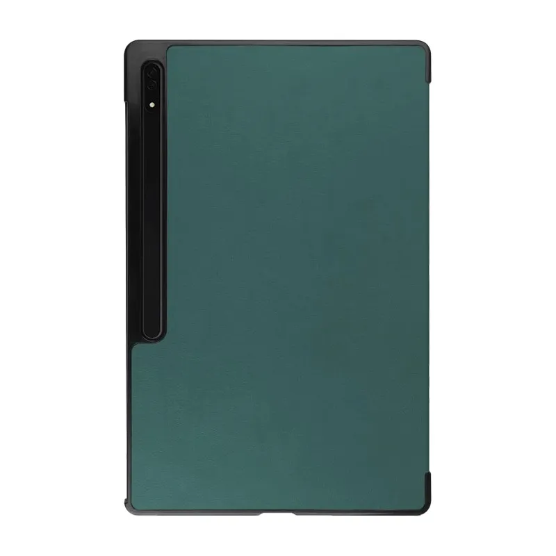 Maska na preklop Tablet Stripes Samsung Tab S9 Ultra/ X910/ S10 Ultra/X920 zelena