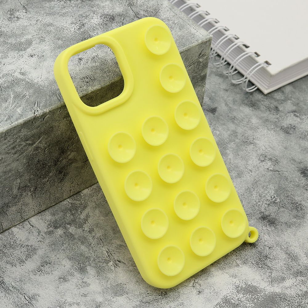 Maska OCTOBUDDY za iPhone 15/ žuta