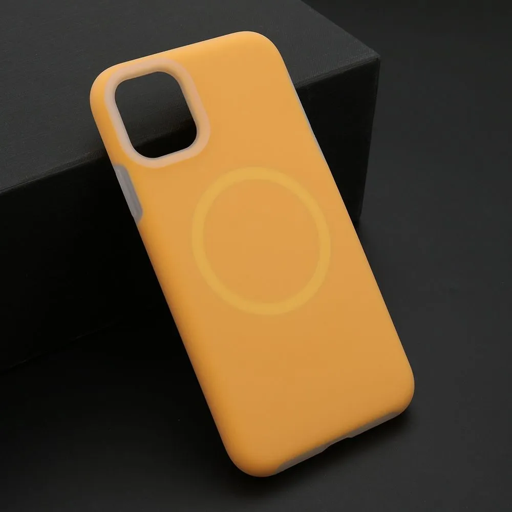 Maska Pastel color Magsafe za iPhone 11/ narandžasta