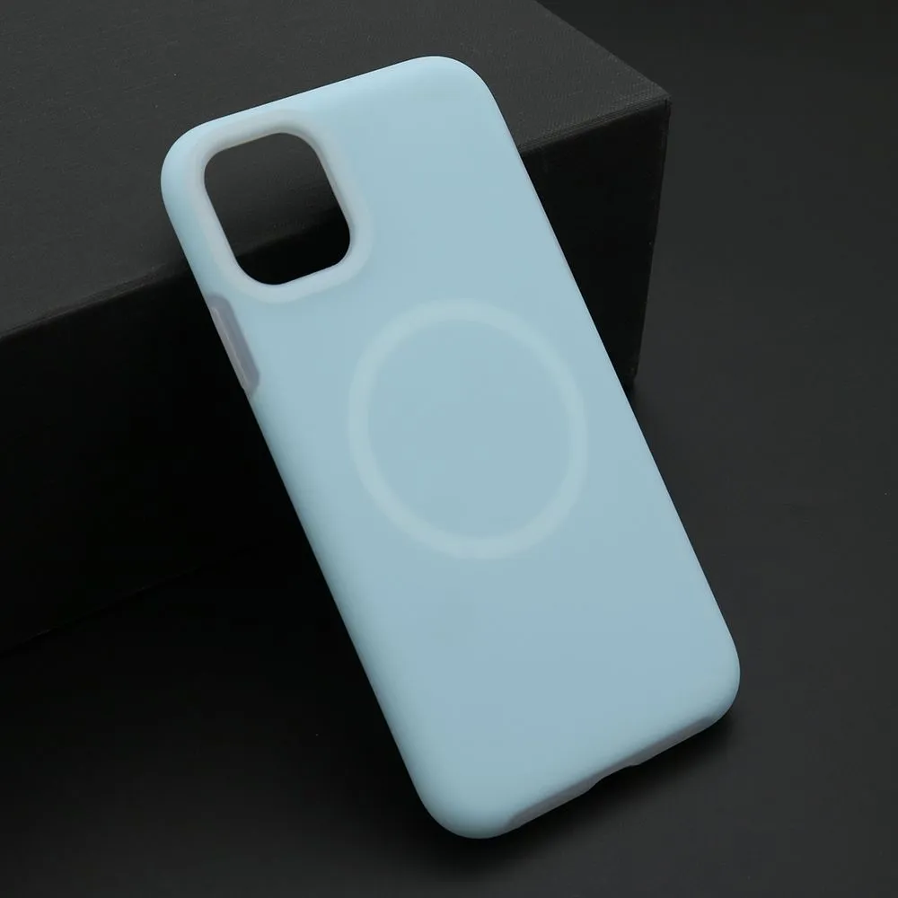 Maska Pastel color Magsafe za iPhone 11/ plava