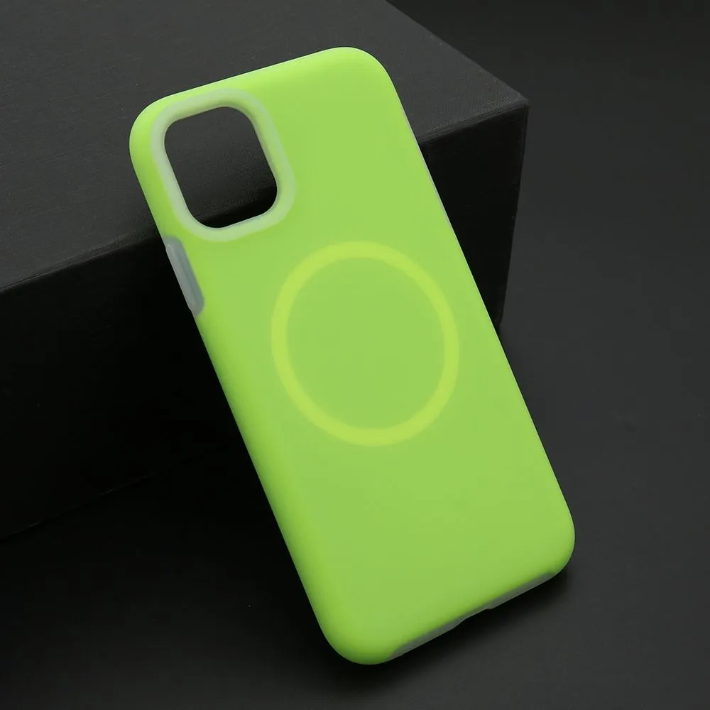 Maska Pastel color Magsafe za iPhone 11/ zelena