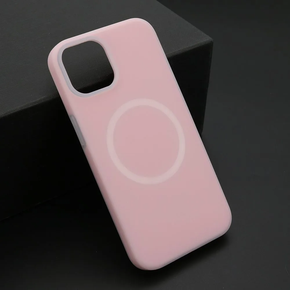 Maska Pastel color Magsafe za iPhone 13/ roze