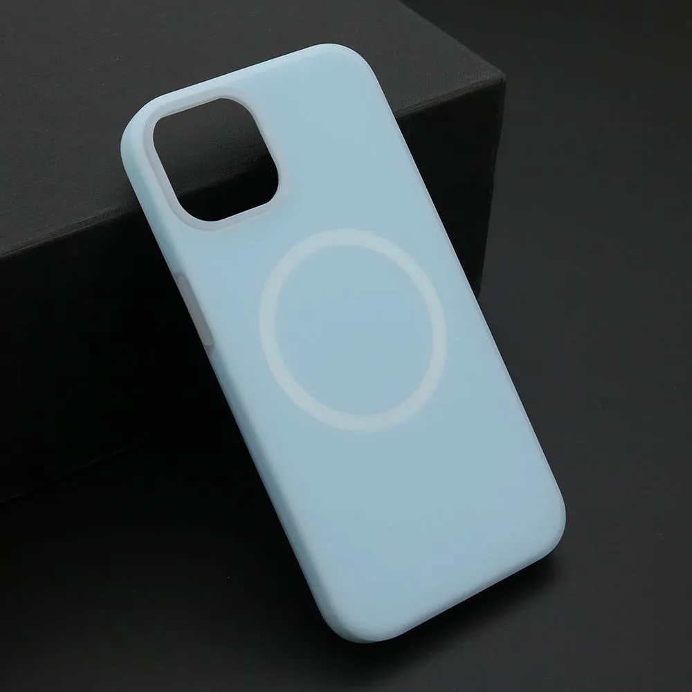 Maska Pastel color Magsafe za iPhone 14/ plava