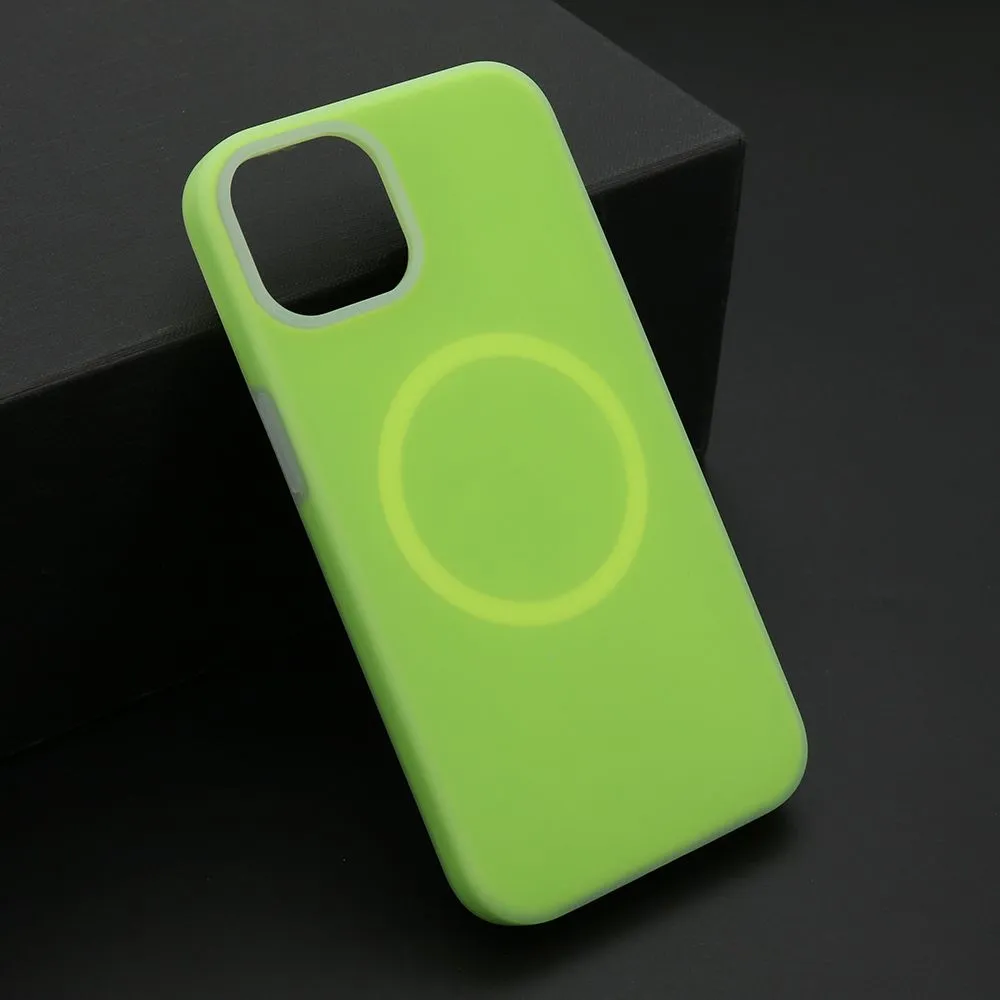 Maska Pastel color Magsafe za iPhone 14/ zelena