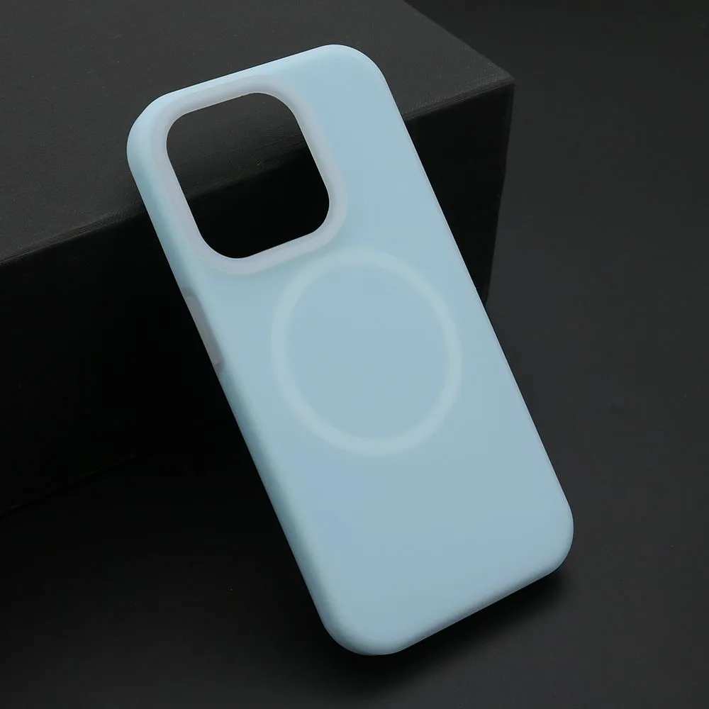 Maska Pastel color Magsafe za iPhone 15 Pro/ plava