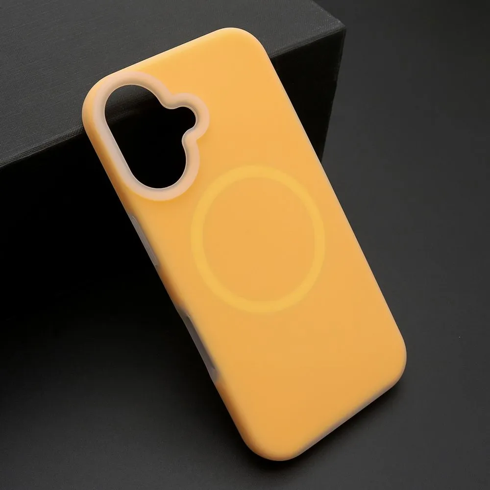 Maska Pastel color Magsafe za iPhone 16/ narandžasta