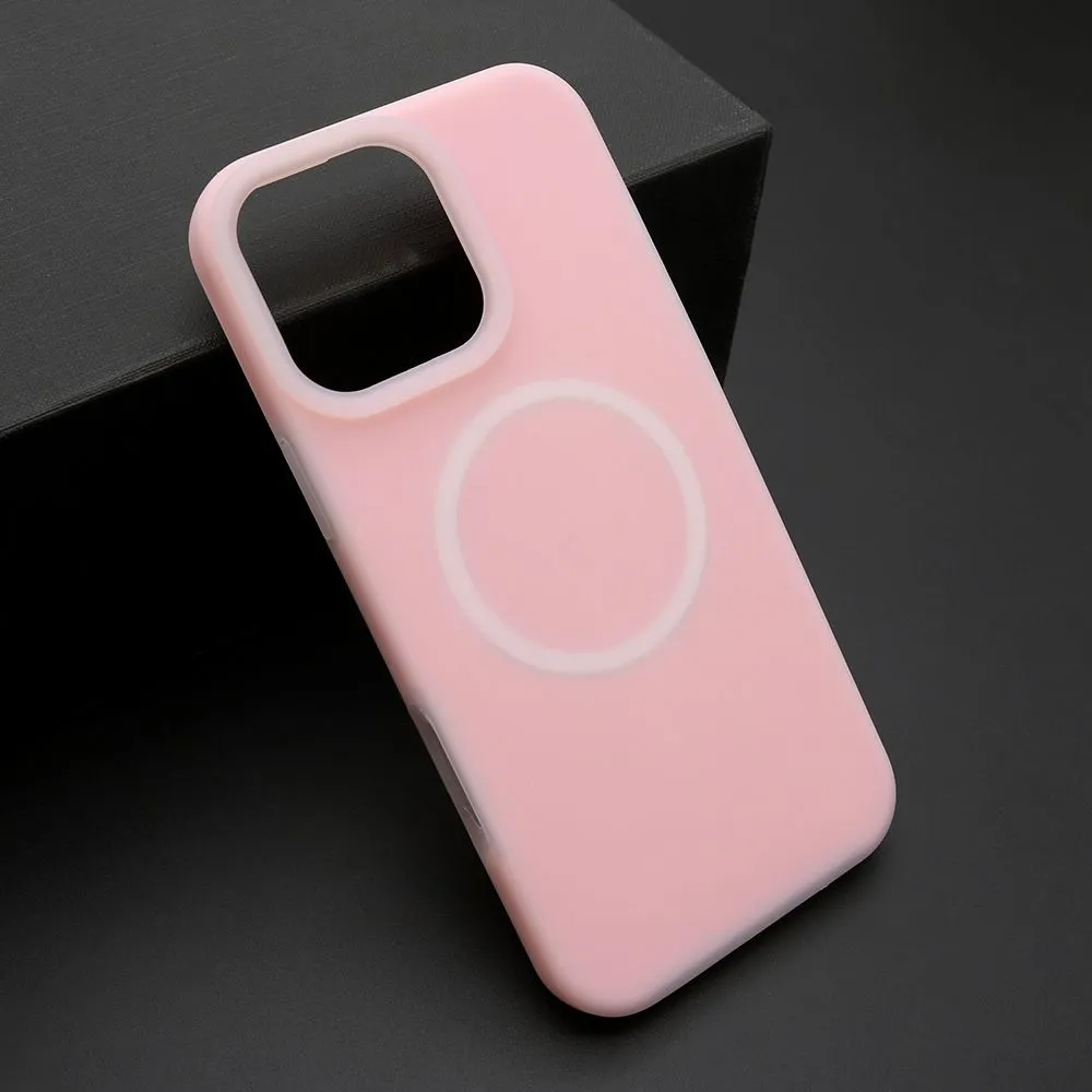 Maska Pastel color Magsafe za iPhone 16 Pro Max/ roze