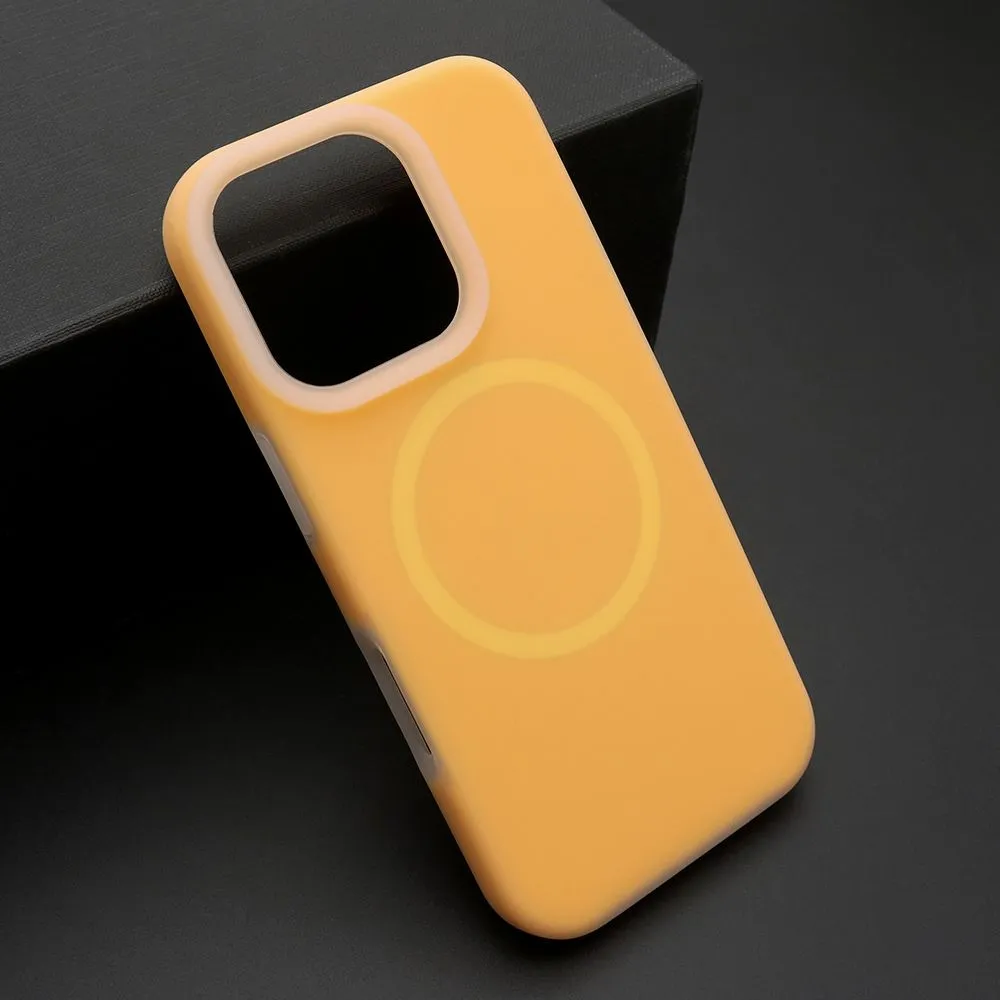 Maska Pastel color Magsafe za iPhone 16 Pro/ narandžasta