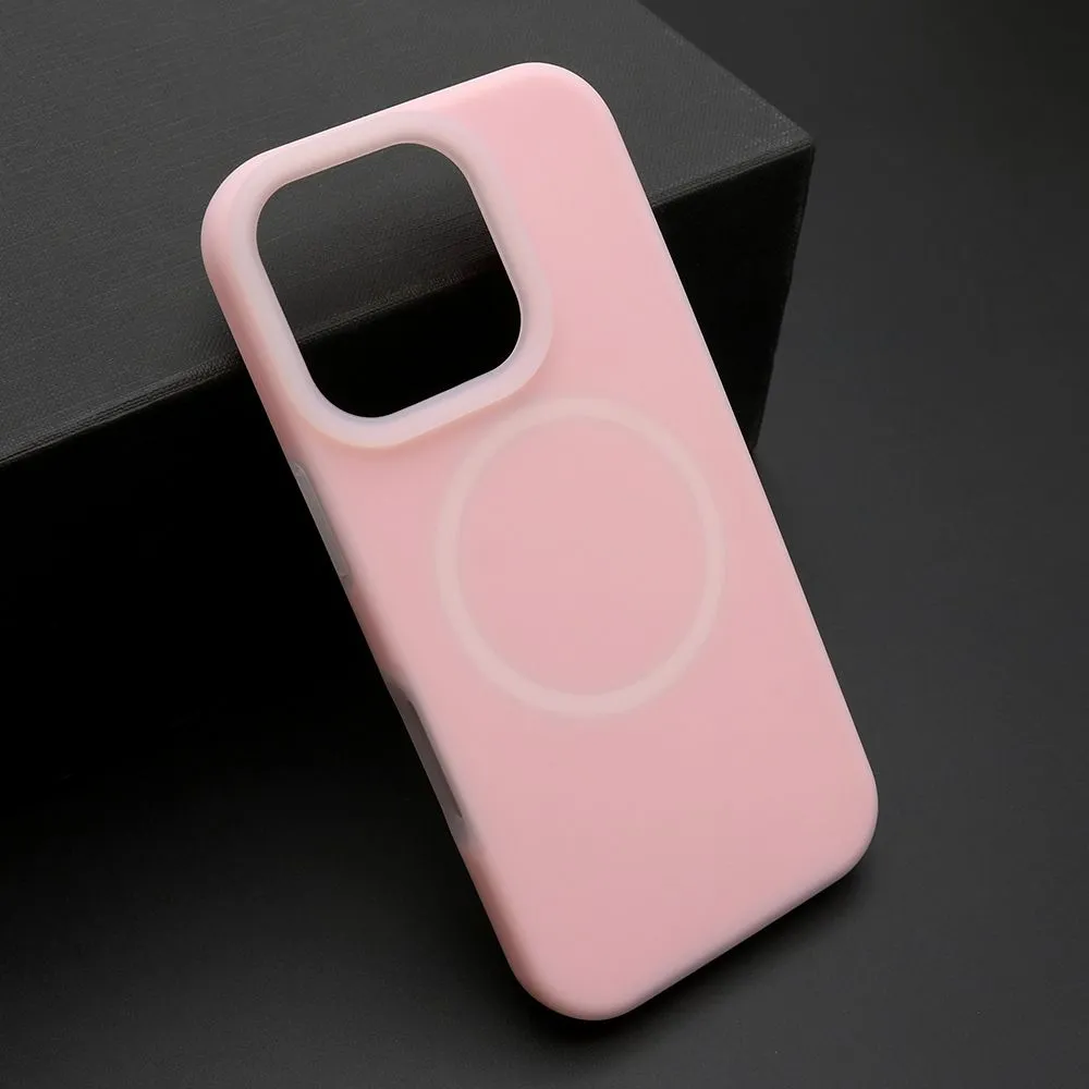 Maska Pastel color Magsafe za iPhone 16 Pro/ roze