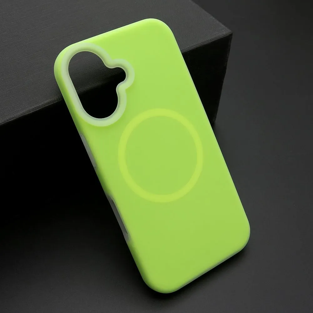 Maska Pastel color Magsafe za iPhone 16/ zelena
