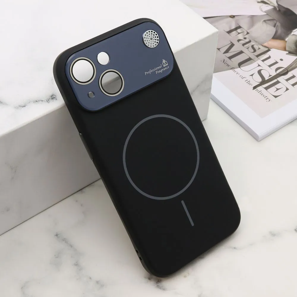 Maska PASTEL DREAMS MagSafe za iPhone 15/ crna