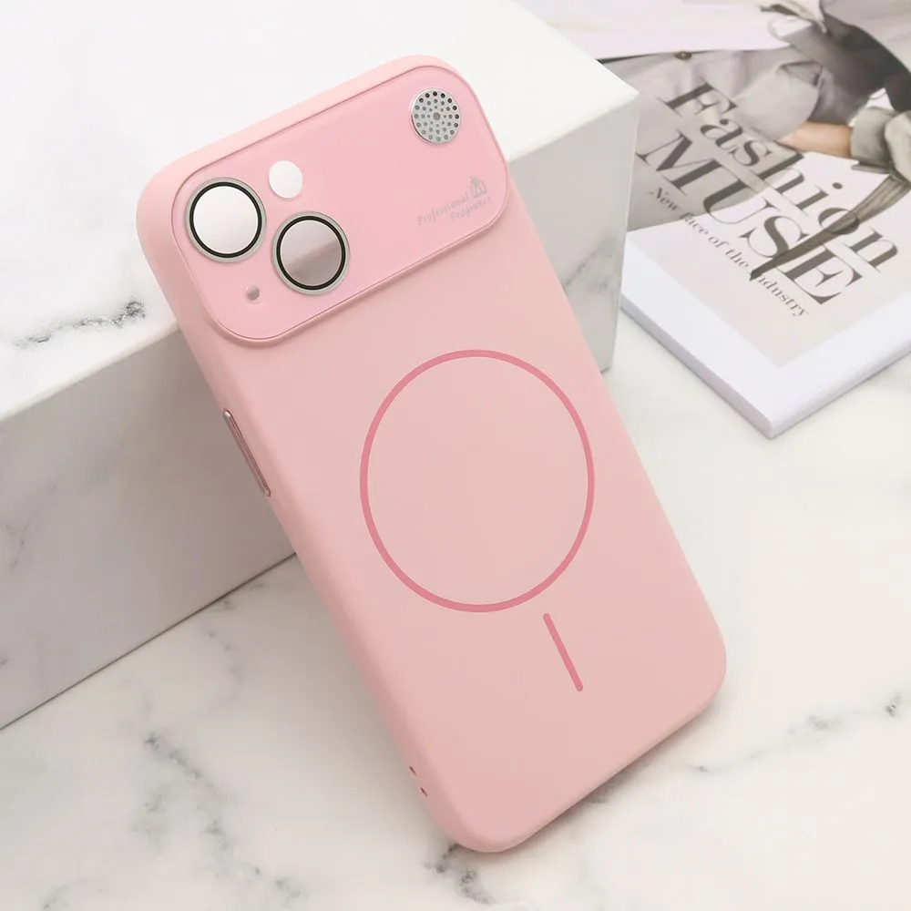 Maska PASTEL DREAMS MagSafe za iPhone 15/ roza