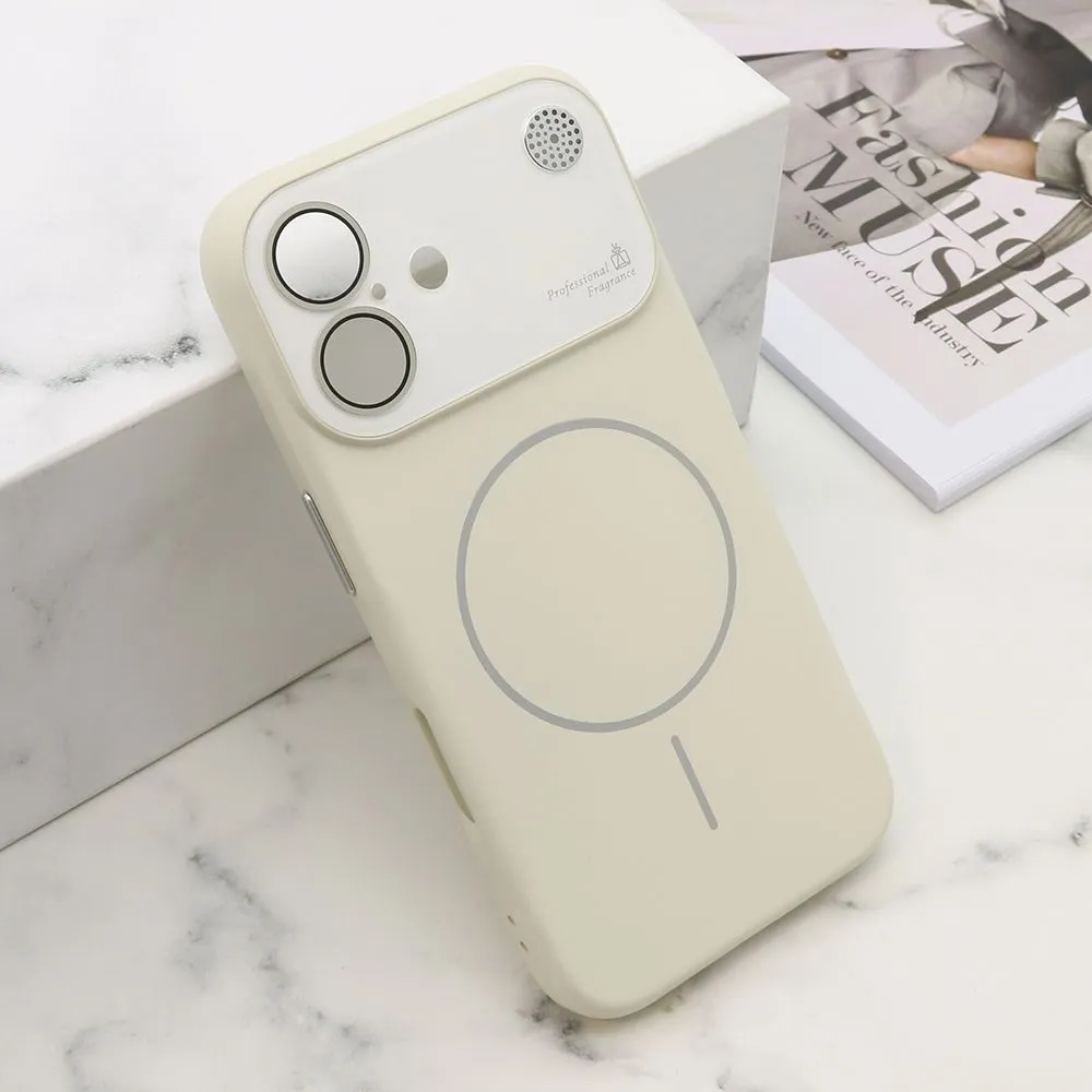 Maska PASTEL DREAMS MagSafe za iPhone 16/ bela