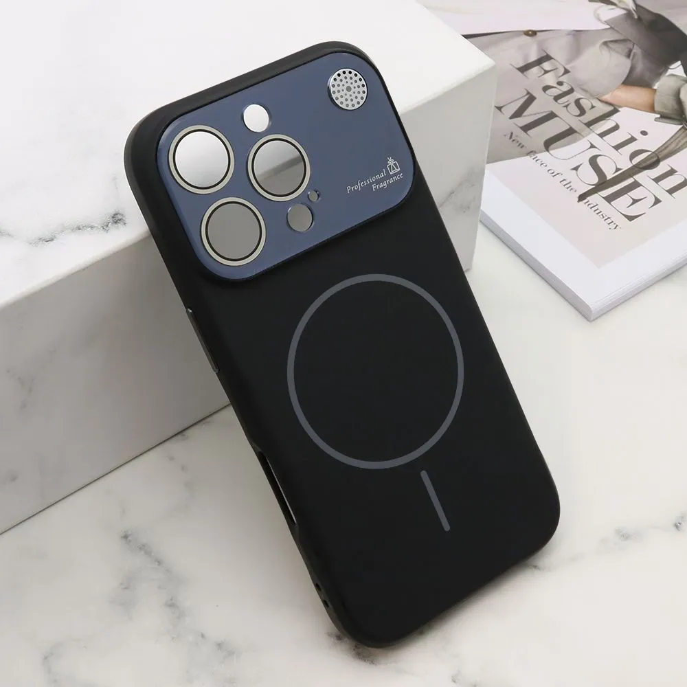 Maska PASTEL DREAMS MagSafe za iPhone 16 Pro/ crna