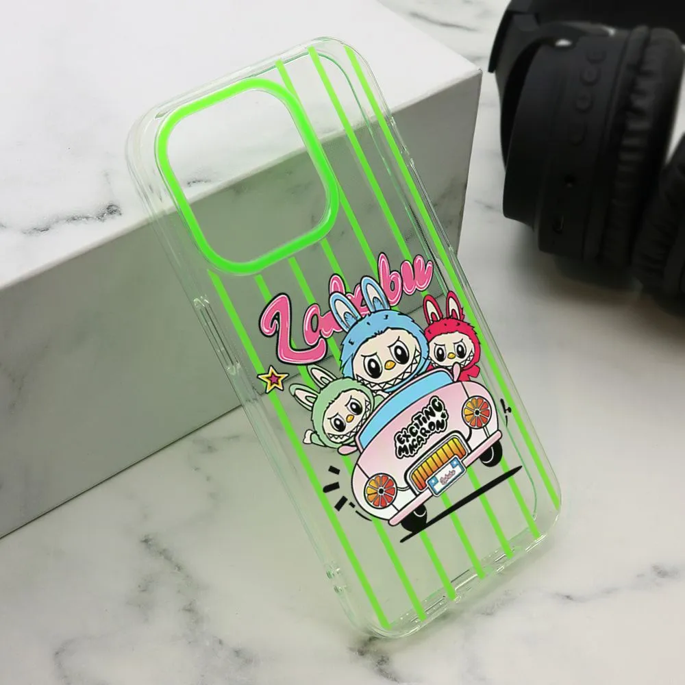 Maska PRINT PARTY za iPhone 15 Pro/ zelena