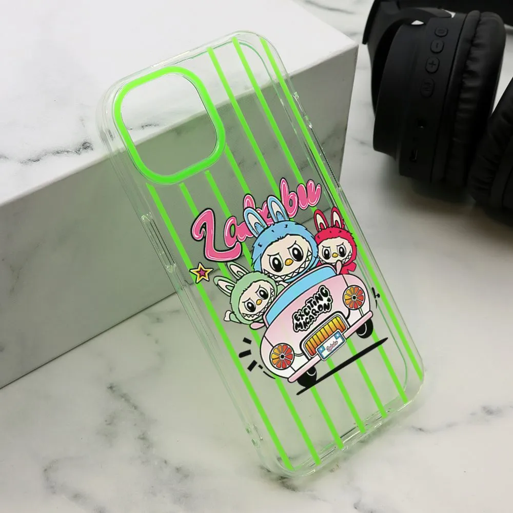 Maska PRINT PARTY za iPhone 15/ zelena